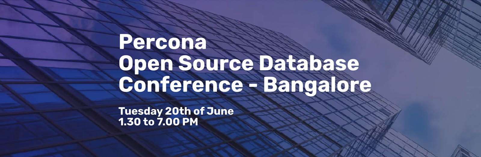 雷竞技下载官网Percona开源数据库会议-班加罗尔2023