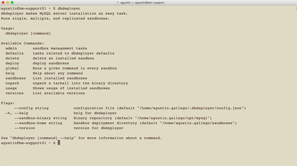 使用dbdeployer管理MySQL, Percona Serve雷竞技下载官网r和MariaDB沙盒
