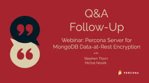 雷竞技下载官网MongoDB Percona服务器数据加密