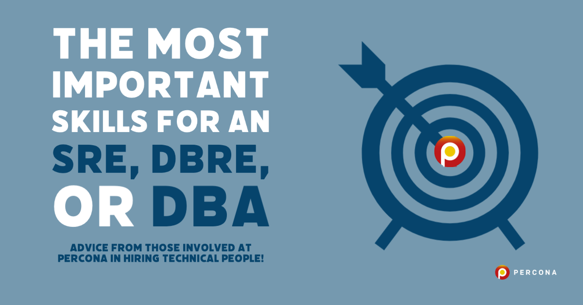 SRE、DBRE或DBA最重要的技能