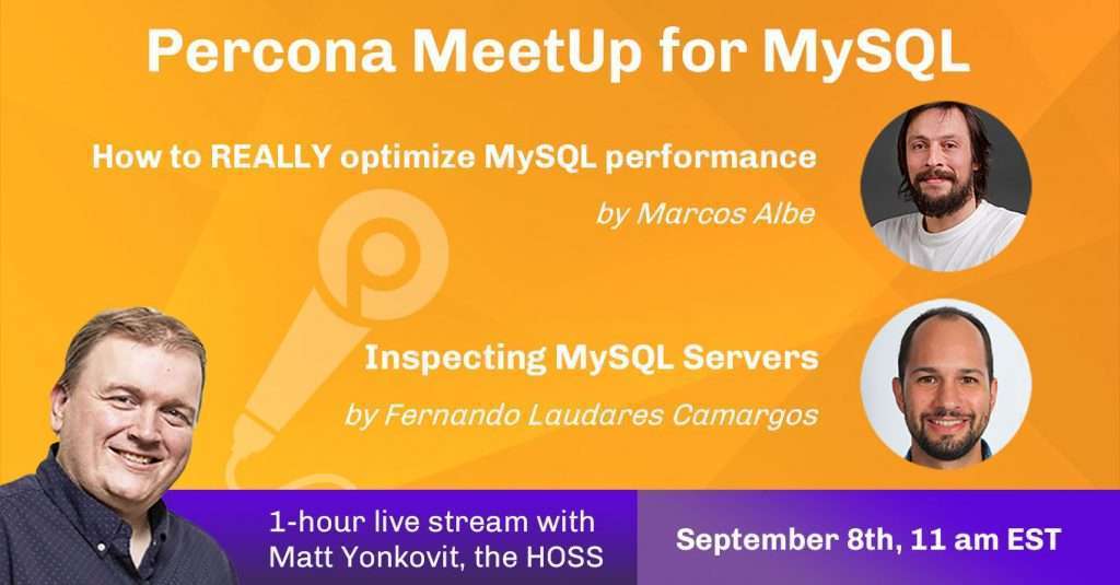MySQL社区聚会,9月8日,2021年