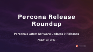 雷竞技下载官网2022年8月22日Percona版本