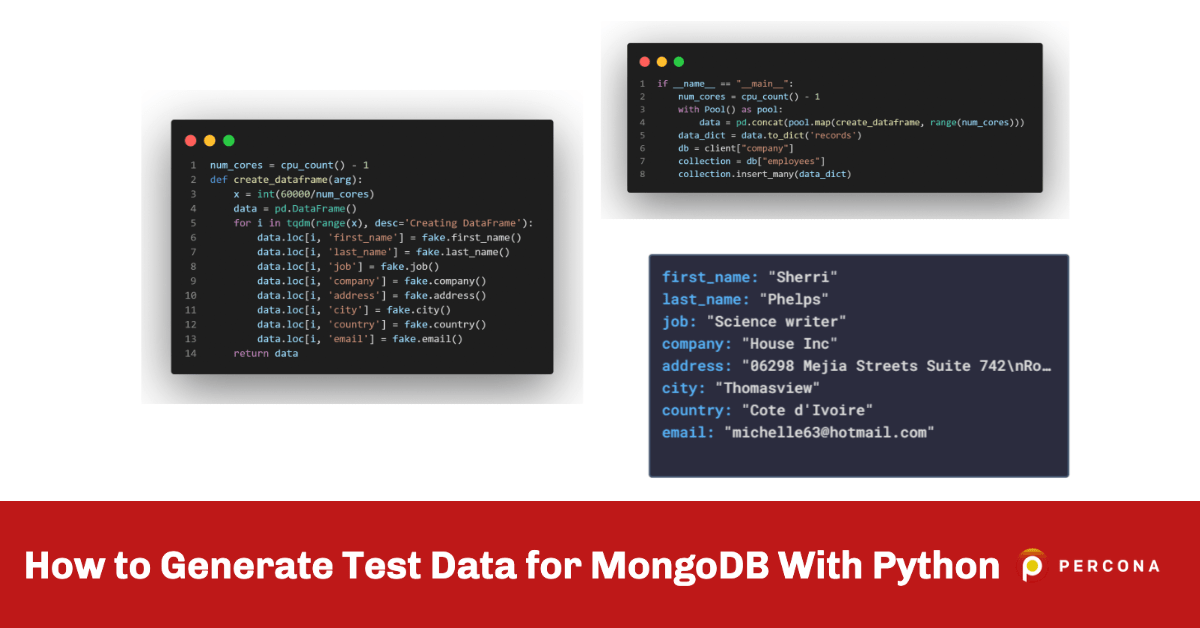 如何用Python生成MongoDB的测试数据