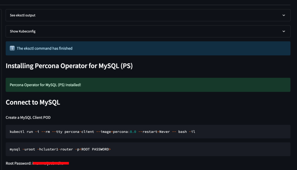 安装MySQL的per雷竞技下载官网cona操作符