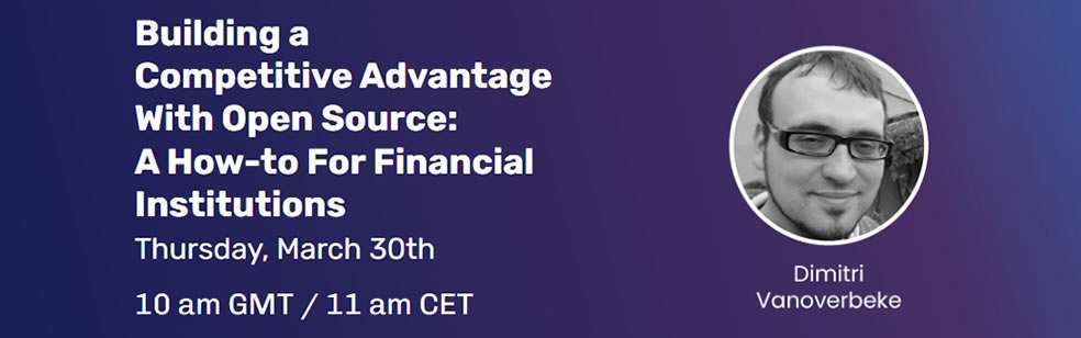利用开源建立竞争优势:金融机构的指南